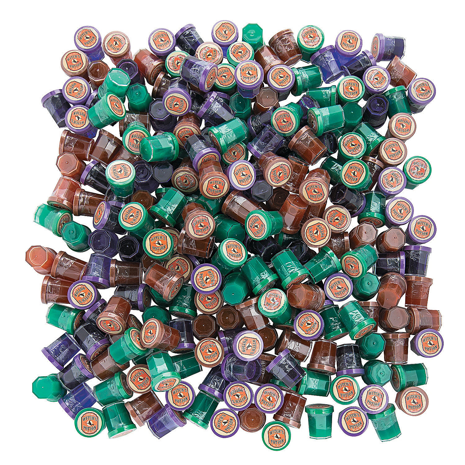 Bulk Mini Witch’s Potion Tubs of Slime, Toys, Halloween, 240 Pieces