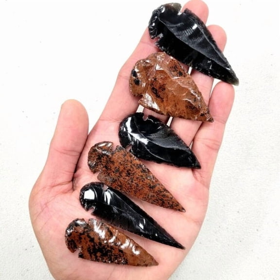 Bulk Natural Obsidian Crystal Points - Bohemian Volcano Glass Stones Suitable for Decor, Meditation, Grounding, Crystal, Zen Tabletop Display, Natural Volcano Glass Gems