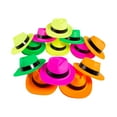 thumbnail image 1 of Bulk Neon Fedora Hats, Apparel Accessories, Party Supplies, 48 Pieces, 1 of 3