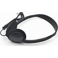 thumbnail image 1 of Bulk Over The Head Inexpensive Disposable Headphones Wholesale Lot Kids Individually Bagged for Schools, Libraries, Hospitals (10 Pack, Black), 1 of 1