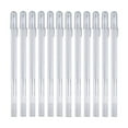 thumbnail image 1 of Bulk Pack of 12 White Gel Pens, Fine Point 0.8mm Tip for Drawing on Dark Paper, Waterproof Archival Ink for Illustrations, Sketching, Coloring Books, Art Marking, Great for Artists(B), 1 of 2