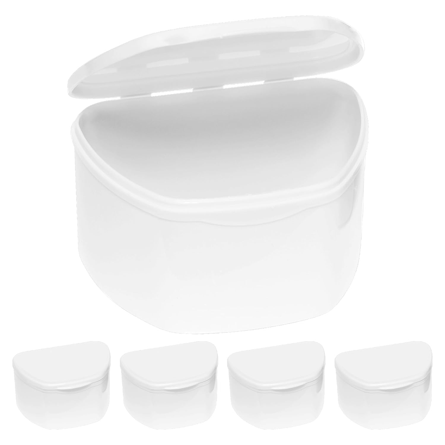Tooth Cases Bulk Pack of 30 Denture Cases for Artificial Teeth, Mouth Guards, Night ...
