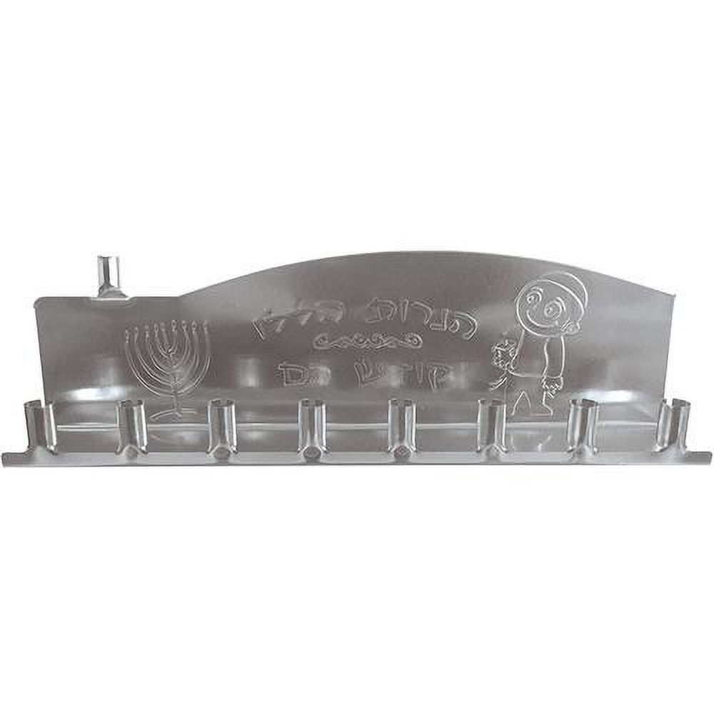 Bulk Pack Tin Menorahs 25 Pack Silver