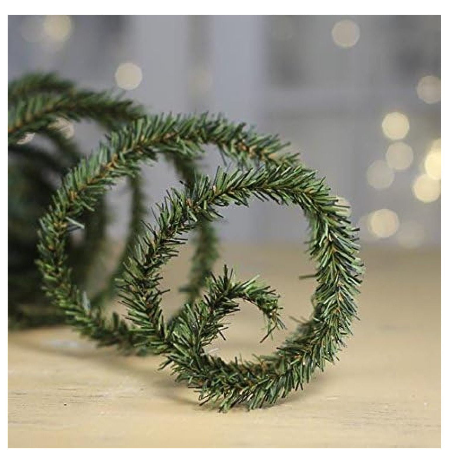Bulk Pack of 36 Feet of Bendable Artificial Mini Pine Roping Christmas ...