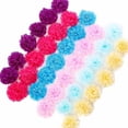 thumbnail image 1 of Bulk Package of 72 Miniature Assorted Color Open Ribbon Roses for Favors, Crafts, 1 of 3