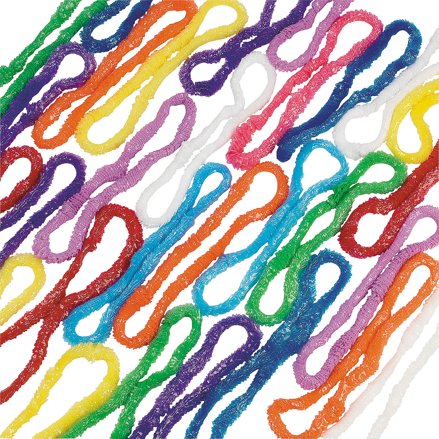 Walmart Bulk Party Pack Hawaiian Tropical Plastic Lei Assortment