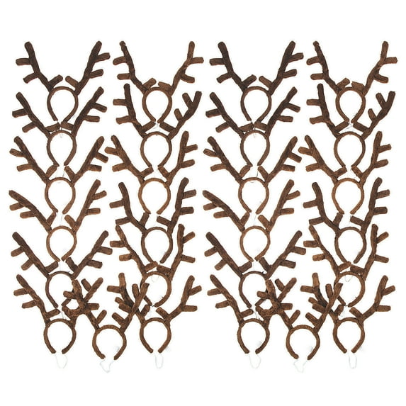 Bulk Plush Reindeer Antler Headbands, Apparel Accessories, Christmas, 144 Pieces
