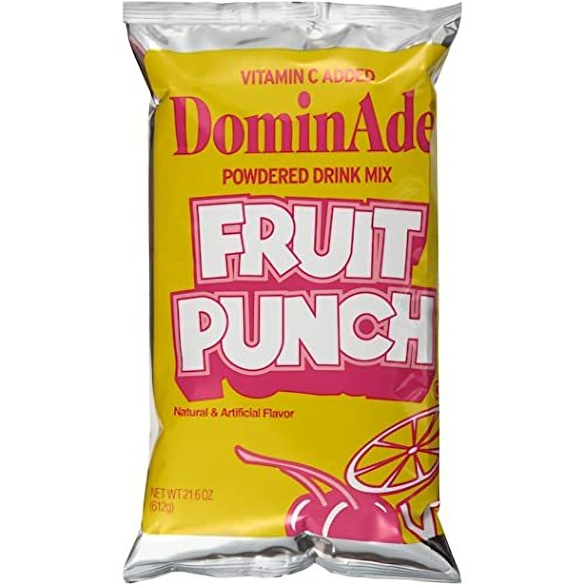 Bulk Powdered Fruit Punch Drink Mix 21.6 Oz Pouch Value Pack of 3