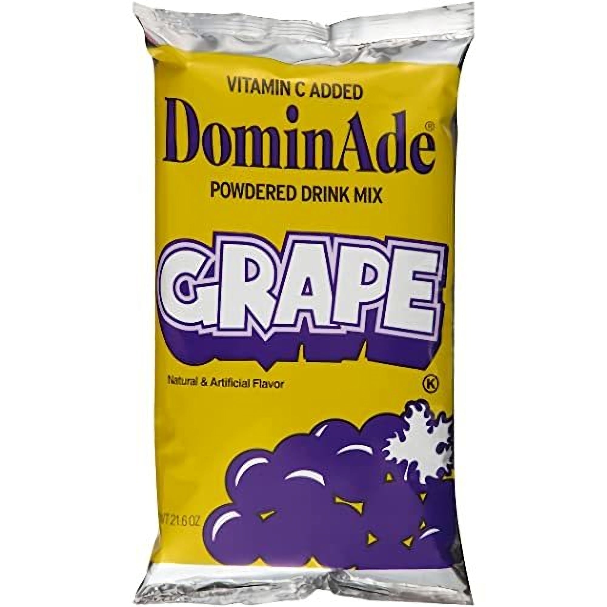 Bulk Powdered Grape Drink Mix 21.6 Oz Pouch Value Pack of 3