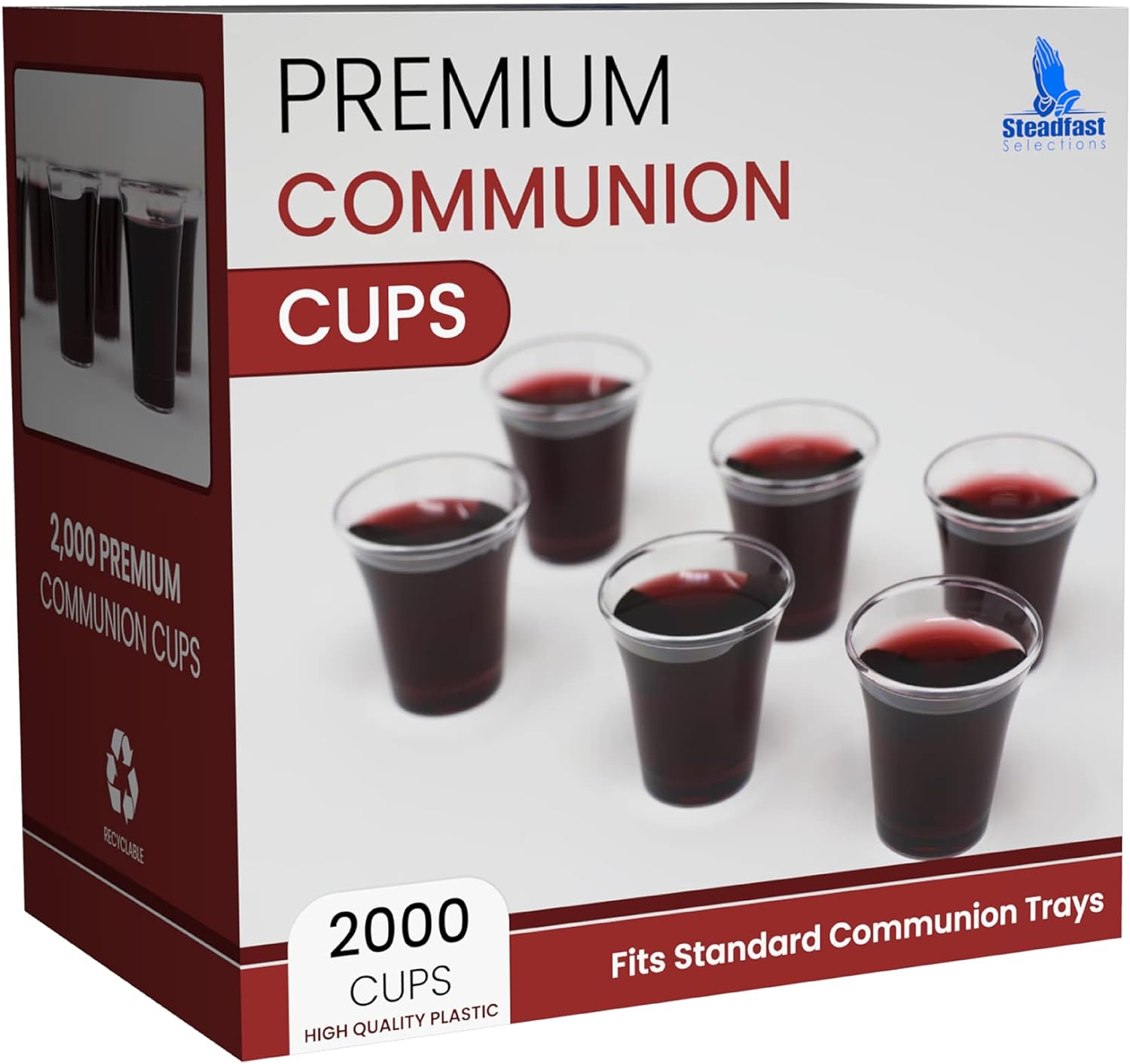 Bulk Premium 2000 Plastic Communion Cups Recyclable & CostEffective