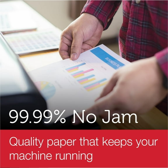 Bulk Printer Paper 10 Reams Case, 96 Bright Smooth Surface, Works with Inkjet Laser Fax Machines, ColorLok Enhanced, White