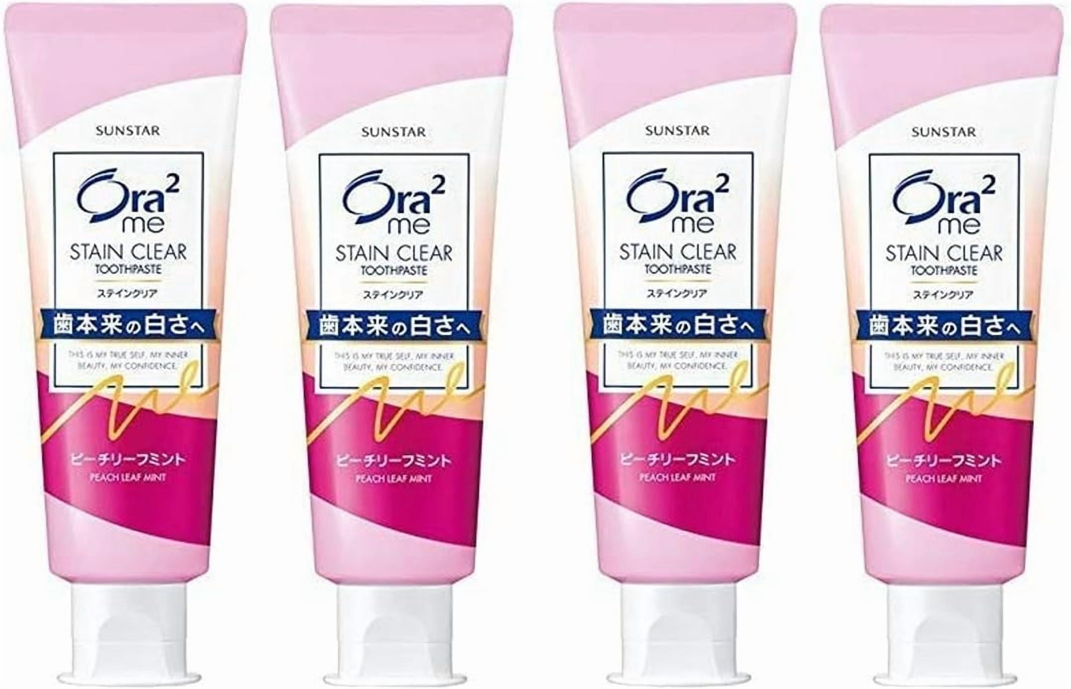 (Bulk Purchase) Aura Two Me Stain Clear Paste Peach Leaf Mint 130g (×4)