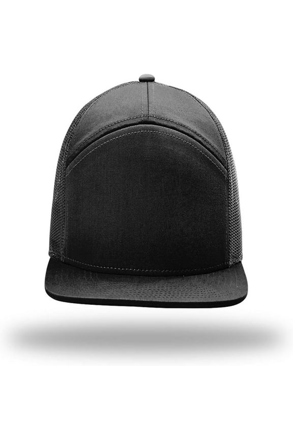 Bulk Purchase of Premium Classic Richardson 168 Baseball Hat with Adjustable Hi-Snapback in Truck Style boasting 7 Panels for Extra Comfort and Style - Blank Design