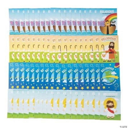 Bulk Religious Coloring Books - 72 Pc., Birthday, Stationery, 72 Pieces