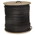 thumbnail image 1 of Bulk Rg58 Au Coaxial Cable, Black, 20 Awg, Copper Stranded Center Conductor, Braided Shield, Spool, 1000 Foot, 1 of 2