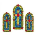 thumbnail image 1 of Bulk Roll Prismatic Stickers, Stained Glass Windows (100 Repeats), 1 of 2