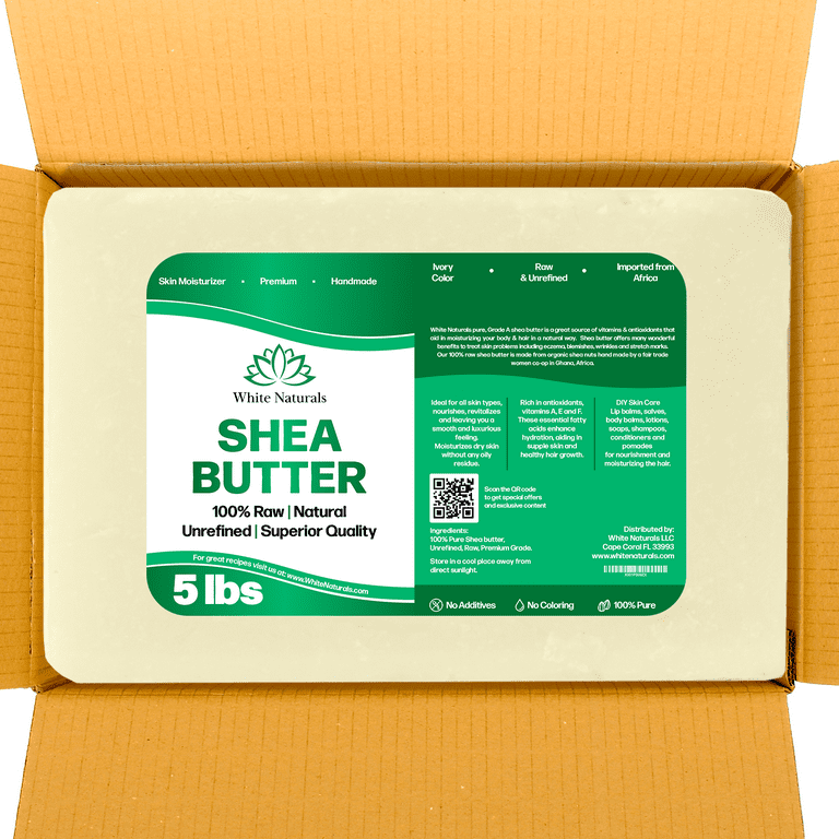CARE NATURA Grade A 100% Organic Pure White Shea Butter Chunky (5oz) CARE NATURA Grade A 100% Organic Pure White Shea Butter Chunky (5oz)
