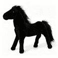 thumbnail image 1 of Bulk Simulation Solid Color Horse Plush Toys Stuffed Animal Doll Soft Realistic Horse Toy Kids Birthday Gift Home Decor, 1 of 4