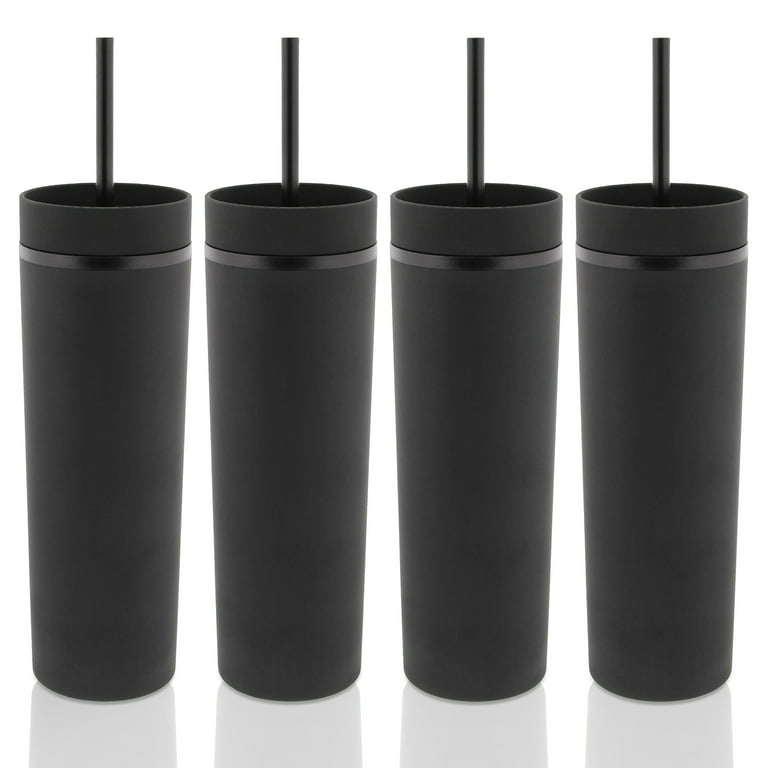 https://i5.walmartimages.com/seo/Bulk-Skinny-Tumblers-4-Pack-16-oz-Matte-Double-Wall-Acrylic-Plastic-Slim-Insulated-Tumbler-with-Lid-and-Straw-for-Hot-and-Cold-Drinks_9f3765b9-13d3-4ed9-ac00-fdc525287d6f.f5c1b38583f93df7cd84abb5c37e2068.jpeg?odnHeight=768&odnWidth=768&odnBg=FFFFFF