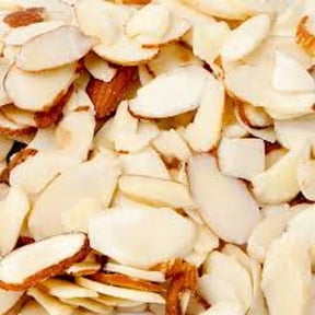 Bulk Sliced Natural Almonds 25 Pound Wholesale Box