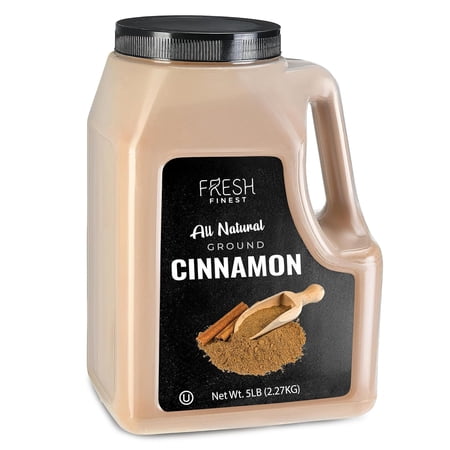 Bulk Spices Commercial and Home Cooking 5 LB Ground Cinnamon Powder - Kosher Certified Cinnamon Powder, Perfect for Desserts, Hot Tea, Cider, Meat Rubs, and More - 5 LB
