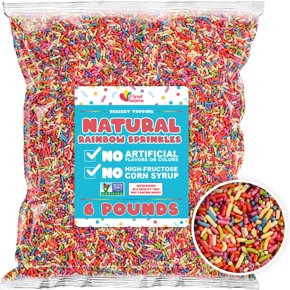 All Natural Sprinkles - 6 lb, GMO and Allergen Free