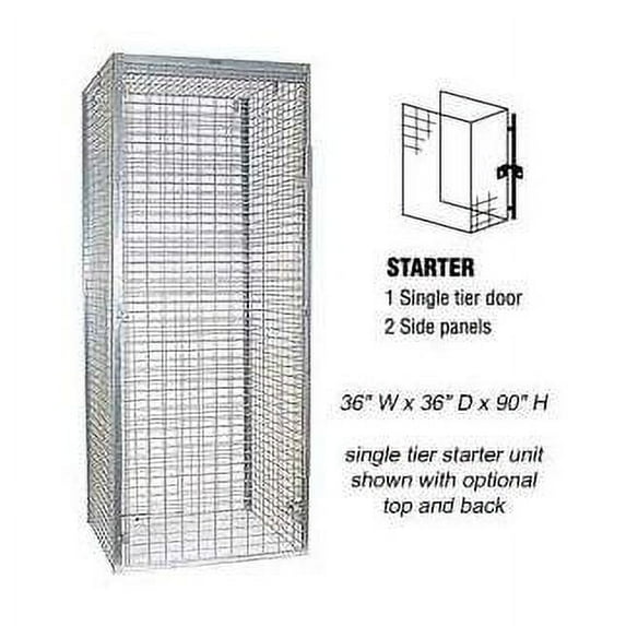 Bulk Storage Locker - Single Tier - Starter - 36 Inches Wide - 36 Inches Deep