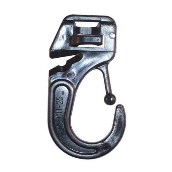 Bulk-Strap Co-Polymer,1 1/4" W,Black,PK10 SA6