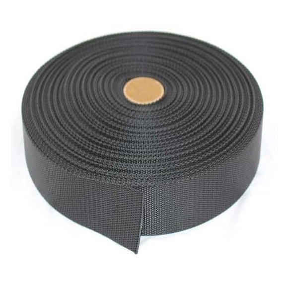 Bulk-Strap Webbing,Nylon,1 1/2" W,Black N15102BK
