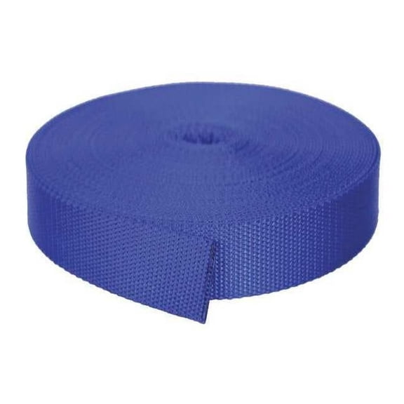 Bulk-Strap Webbing,Nylon,1" W,Blue N01051BL