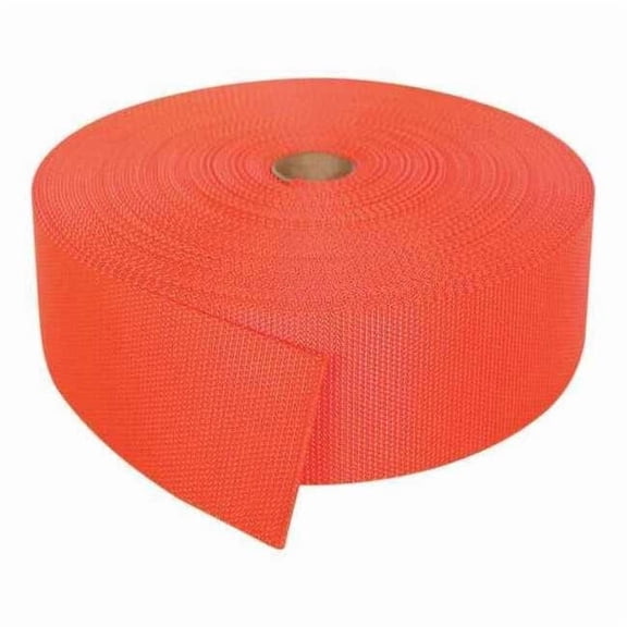 Bulk-Strap Webbing,Nylon,2" W,Orange N02102OR