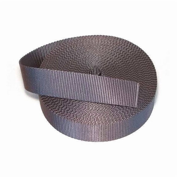 Bulk-Strap Webbing,Nylon,3/4" W,Black 34M17337