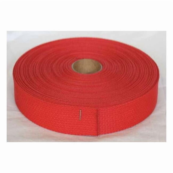 Bulk-Strap Webbing,Polypropylene,1" W,Red P01102R