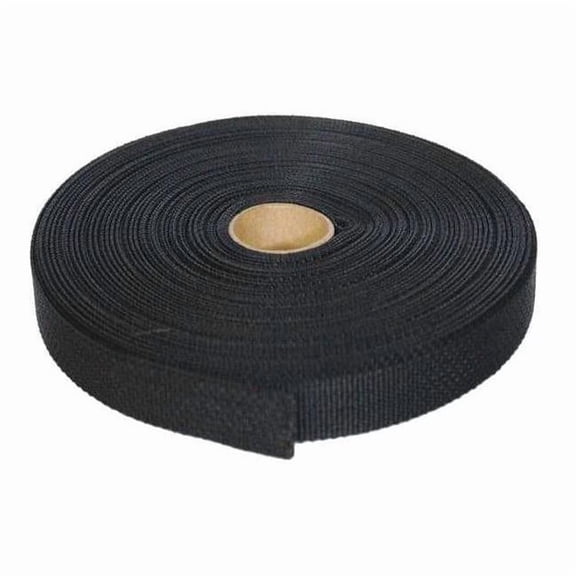 Bulk-Strap Webbing,Polypropylene,3/4" W,Black P34102BK