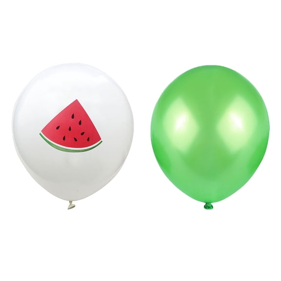 Clispeed Fruit Design Party Latex Balloons Set in Assorted Colors for Special Event Decorations