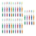 thumbnail image 1 of Bulk Toothbrushes (25 Pack) With Hygienic Covers, Individually Wrapped Multi Colors, Classic Medium Soft (25 Pack), 1 of 8
