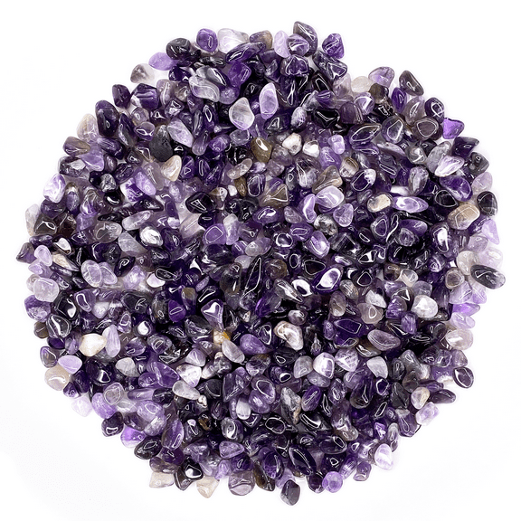 Bulk Tumbled Stone - Small - Purple Banded Chevron Amethyst from South Africa Weight: 3 LB