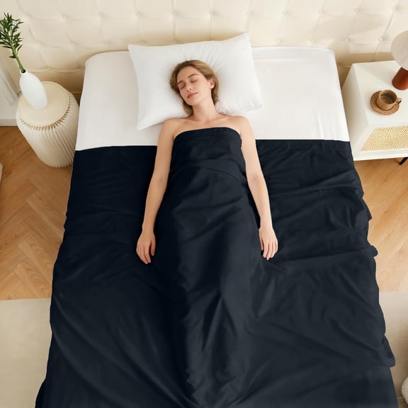 Bulk Twin Flat Sheets Only, 6 Pack Quick Sort Top Bed Sheet, Color-Coded Label Threads, Wrinkle-Free Shrinkage Microfiber Hotel Motel Airb&bs Essentials for Hosts (66"x96",Black)