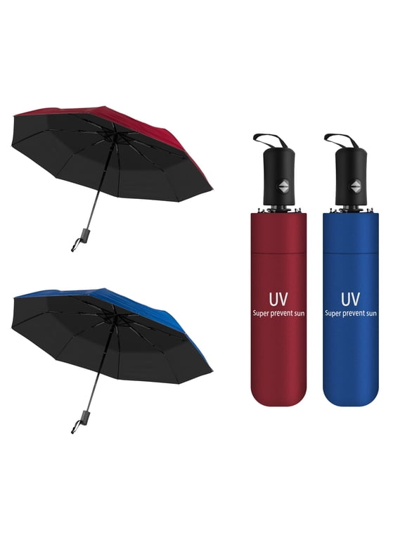 Bulk Umbrellas, Travel Folding Umbrellas Exquisite Appearance, Durable Construction, One-Button Open/Close, Foldable Storage, Suitable For Both Sunny And Rainy Days