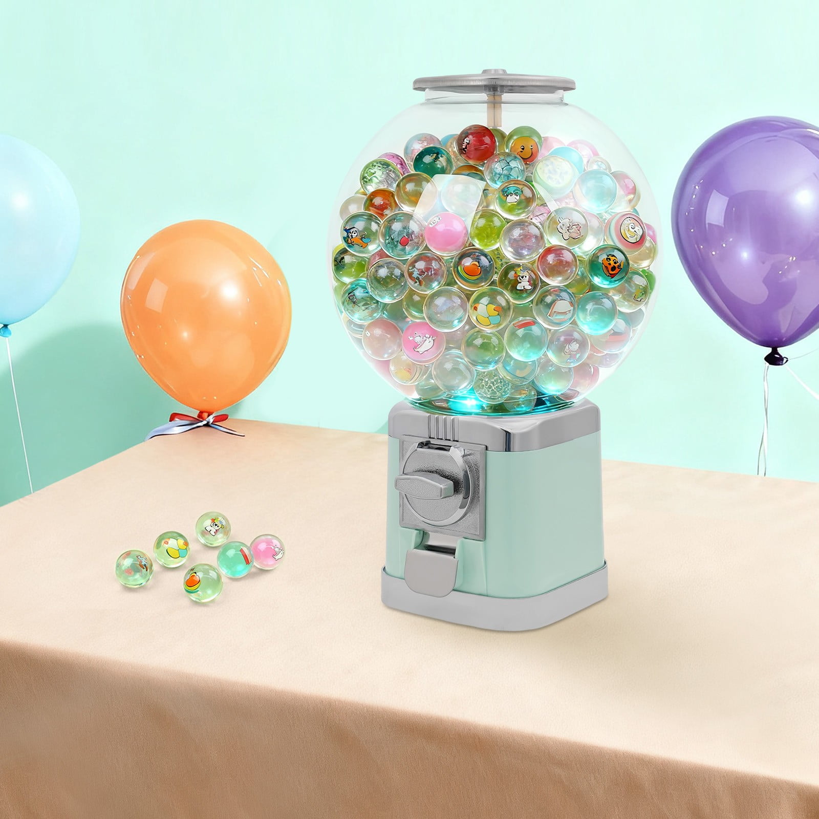Bulk Vending Gumball Candy Machine Countertop Treat Dispenser Large Capacity