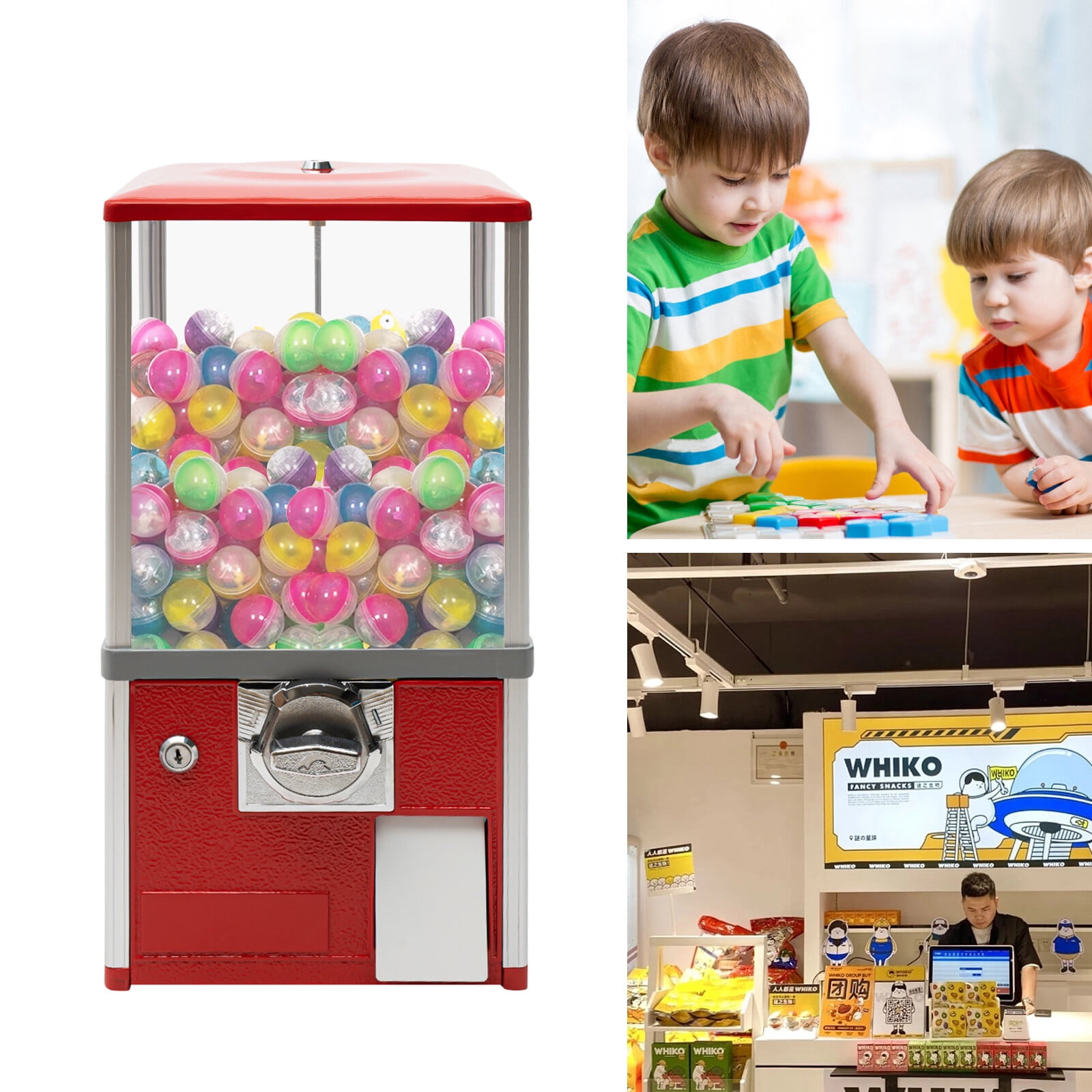 Bulk Vending machine Candy Ball Gumball Toy Capsule Vending Device1.7-1.97'' Capsule Toys Twister Balls