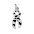 thumbnail image 1 of Bulk Zebra Ribbon Awareness Charms (100 Charms), 1 of 1