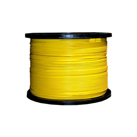 Bulk Zipcord Fiber Optic Cable, Singlemode, Duplex, 9 By 125, Yellow, Riser Rated, Spool, 1000 Foot