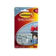 Bulk buys 3M Small Clear Damage-Free Hanging Hooks
