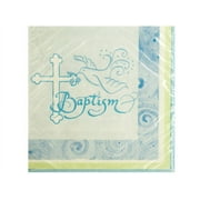 Bulk buys Blue Faithful Dove Baptism Lunch Napkins