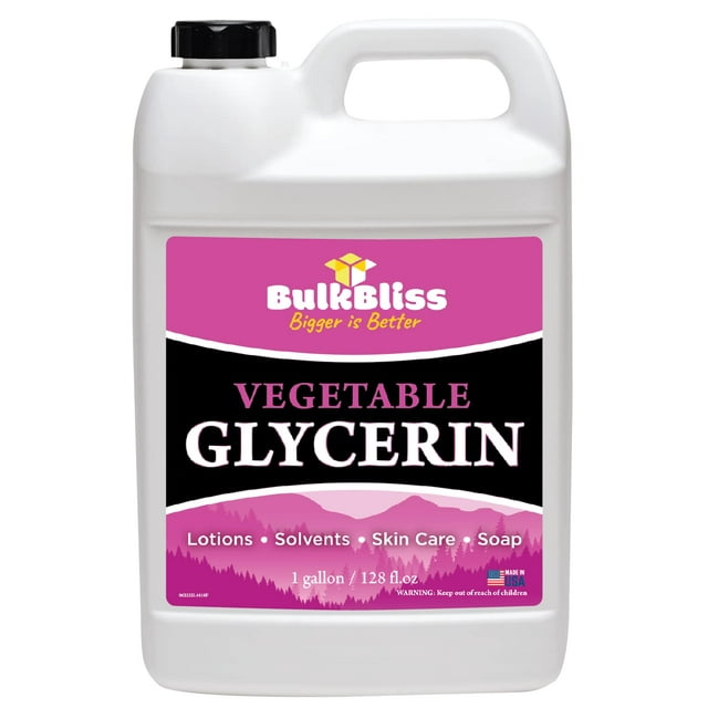 BulkBliss Vegetable Glycerine Food YPF5 Grade, NonGMO for Skin, Crafts