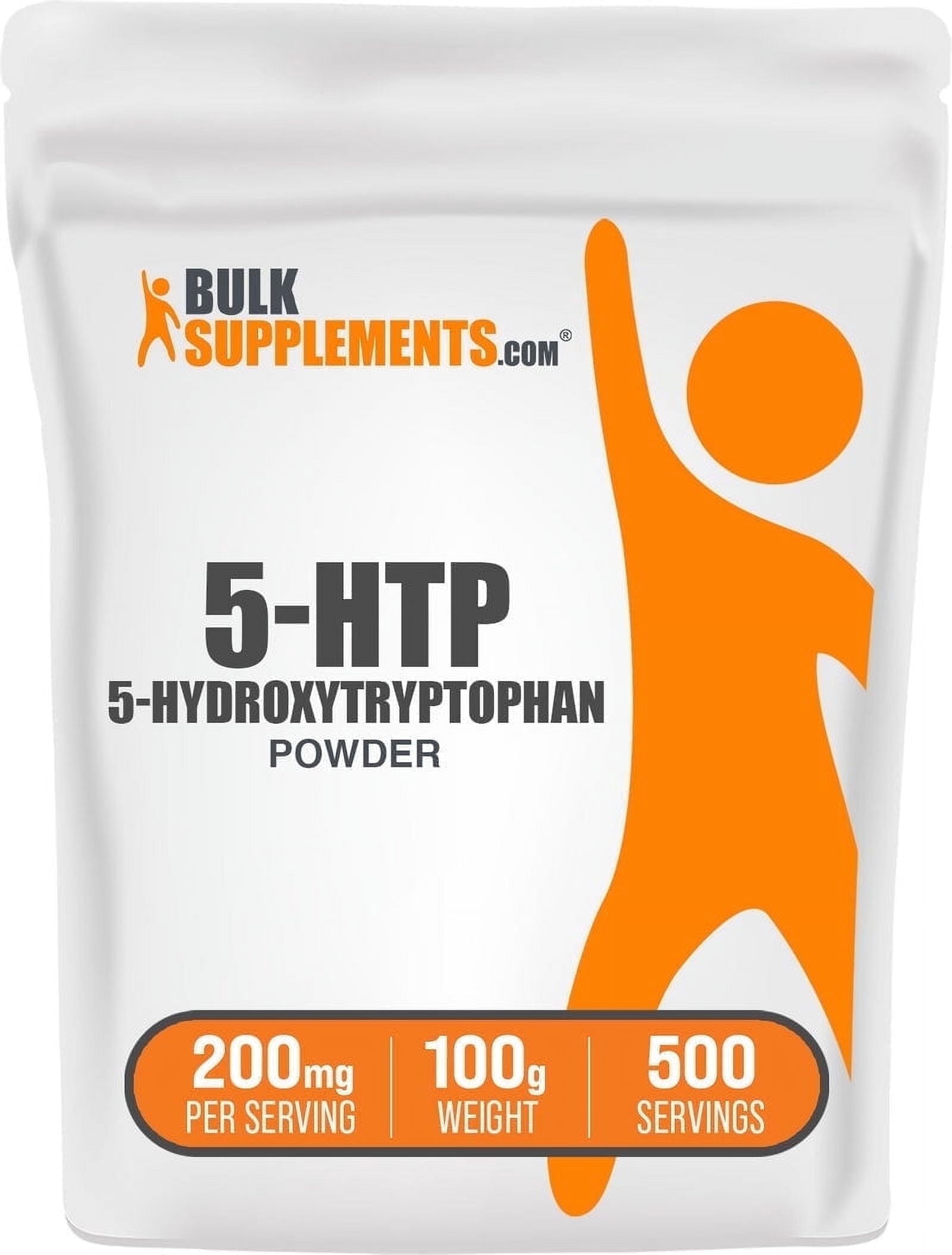 BulkSupplements 5-HTP Powder - 5-Hydroxytryptophan, Dietary Supplement - 100g (3.5 oz)