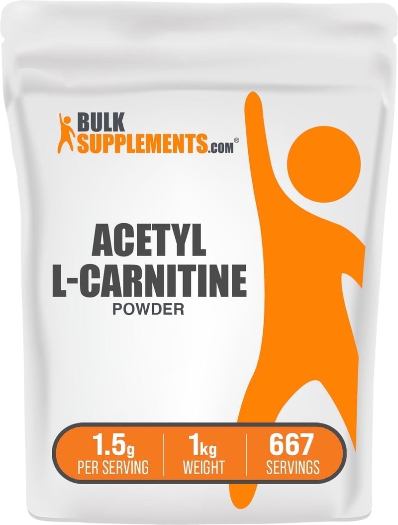 BulkSupplements Acetyl L-Carnitine Powder - ALCAR HCl, Amino Acid  Supplement