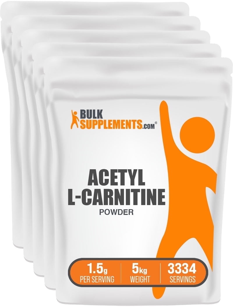 acetyl l-carnitine or l-carnitine for weight loss BulkSupplements.com, Acetyl L-Carnitine Powder, 100g, 1.5g per Serving