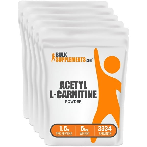 BulkSupplements Acetyl L-Carnitine Powder - ALCAR HCl, Amino Acid Supplement - Unflavored, 1.5g per Serving, 5kg (11 lbs)